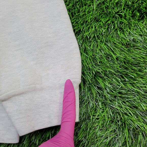 Vintage 90s Penn-State Sweatshirt Women Large 23x24 Gray USA - Picture 5 of 15